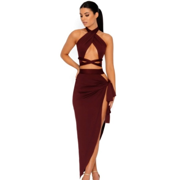 asos two piece dress